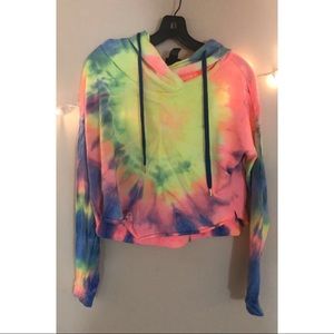rue21 Cropped Tie-Dye Sweatshirt, lightly worn!